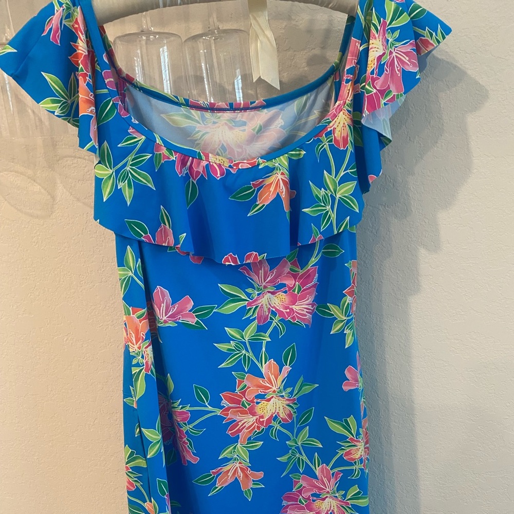 Tommy Bahama off the shoulder spa dress